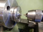 Milling a push screw